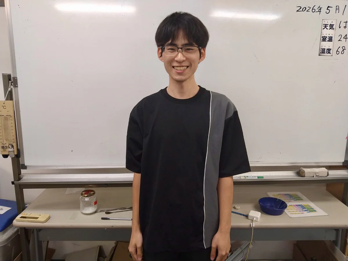 島本湧哉先生（京都大学3回生・科学の学校 講師／卒業生）