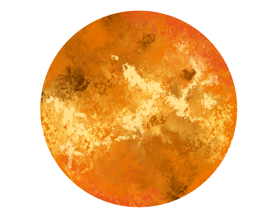 金星のイラスト